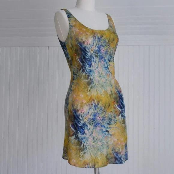 90s super light fairy babe sheath dress - Picture 1 of 8
